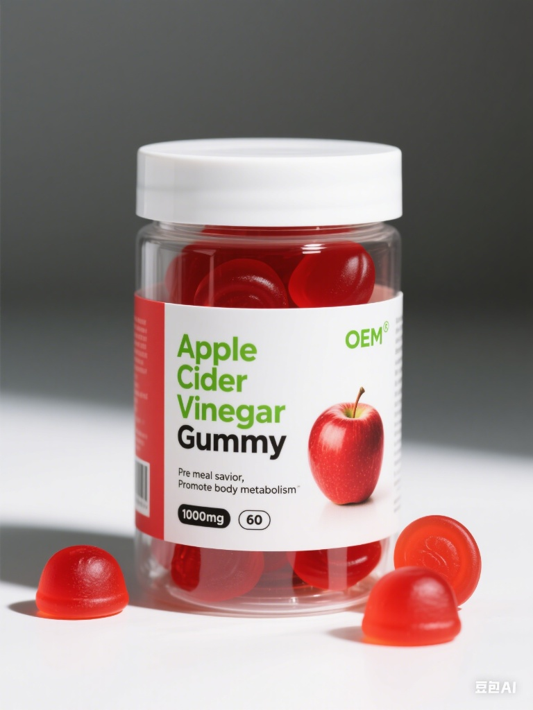 Apple Cider Vinegar Gummy Bottle